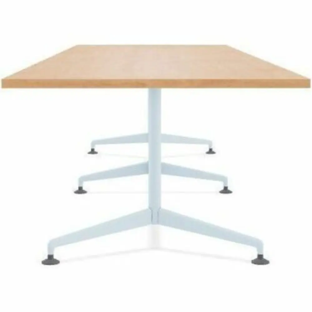 Under-table support with two central legs and crossbar