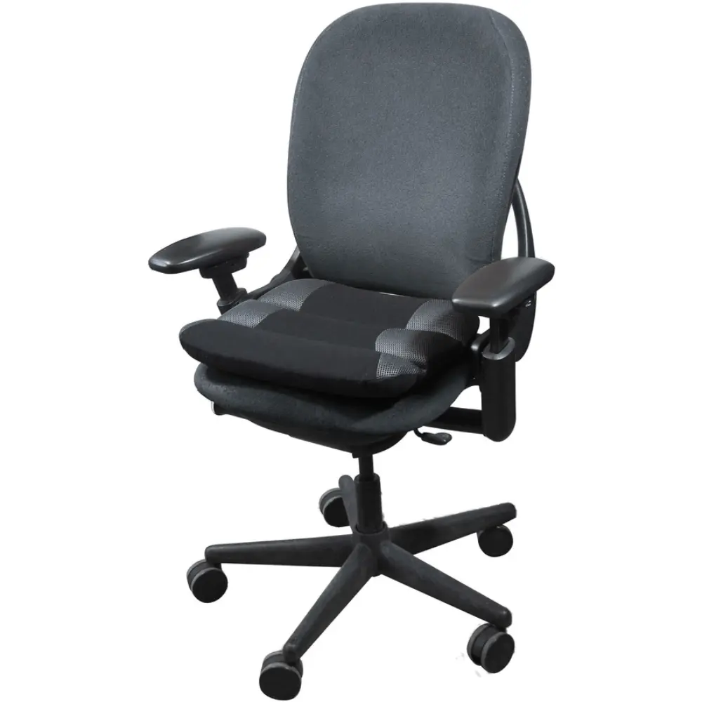 Black and gray seat cushion