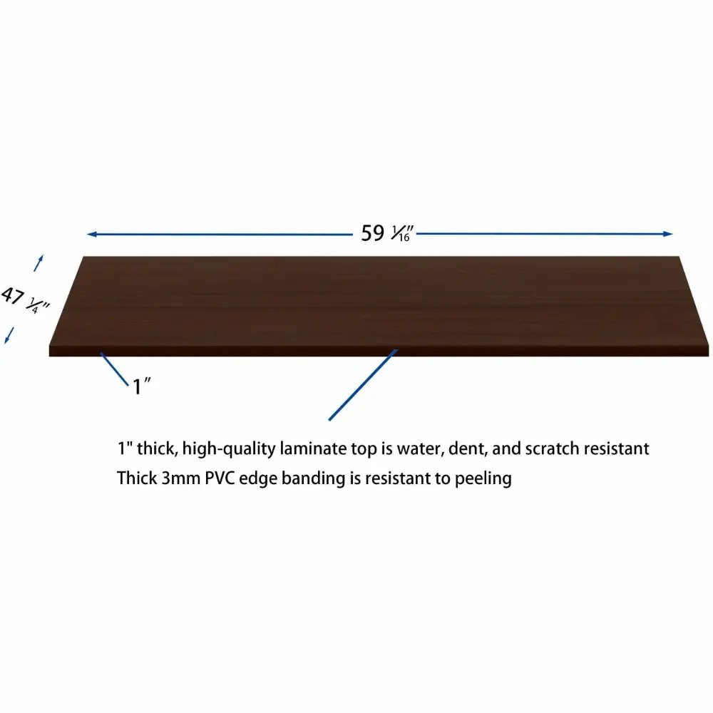 Laminate shelf with metal bracket