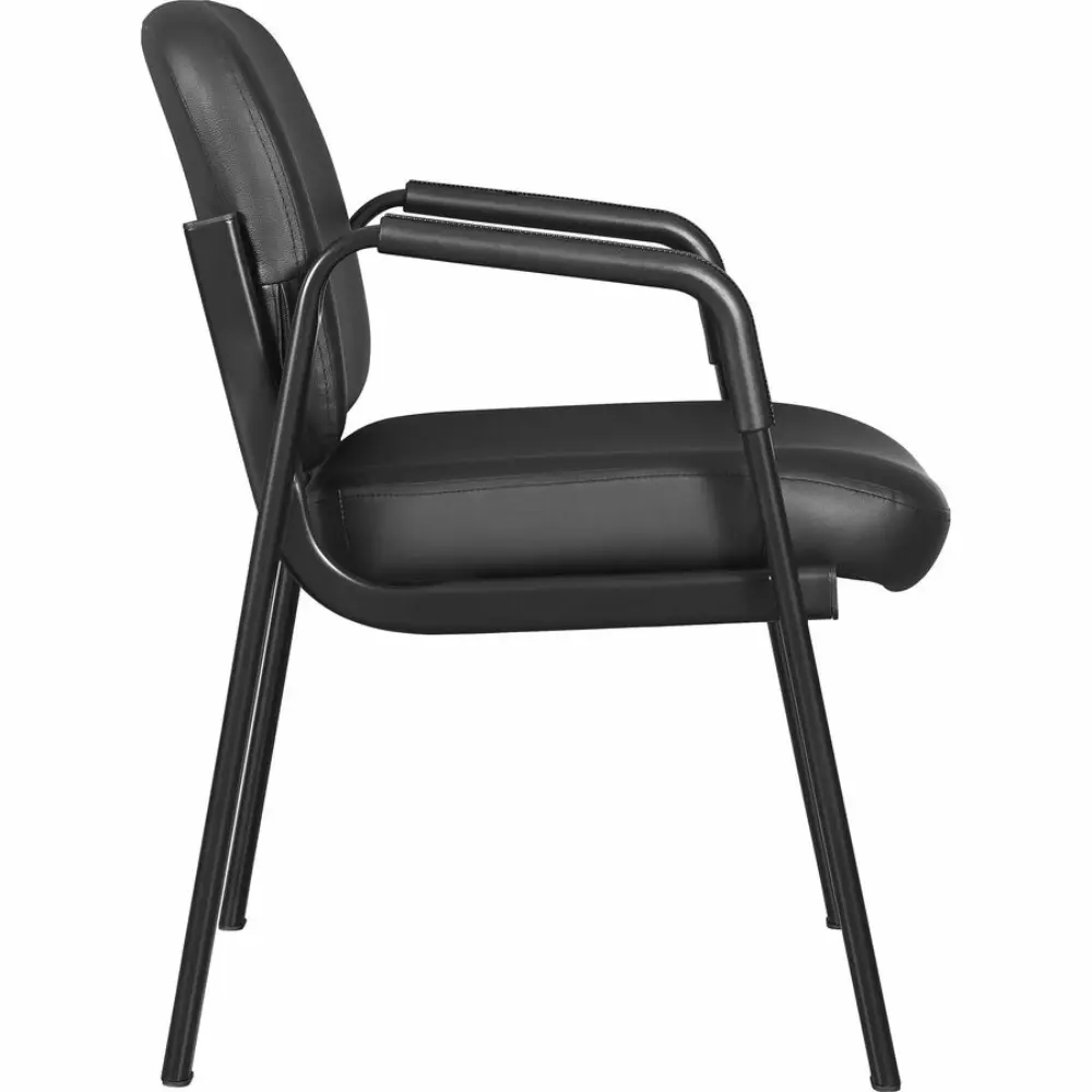 Technical dimensions of a chair showing overall height, width, arm separation, seat depth.