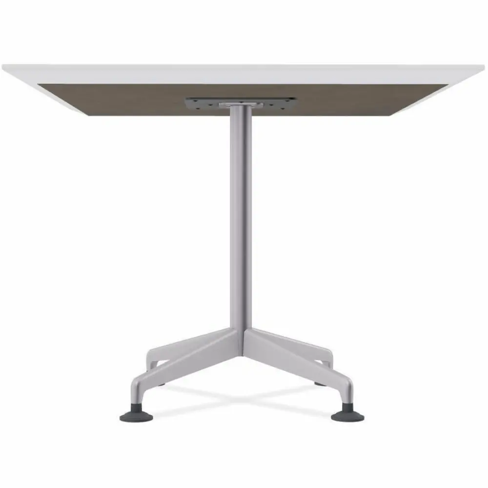 Wooden tabletop square with light gray wood grain texture