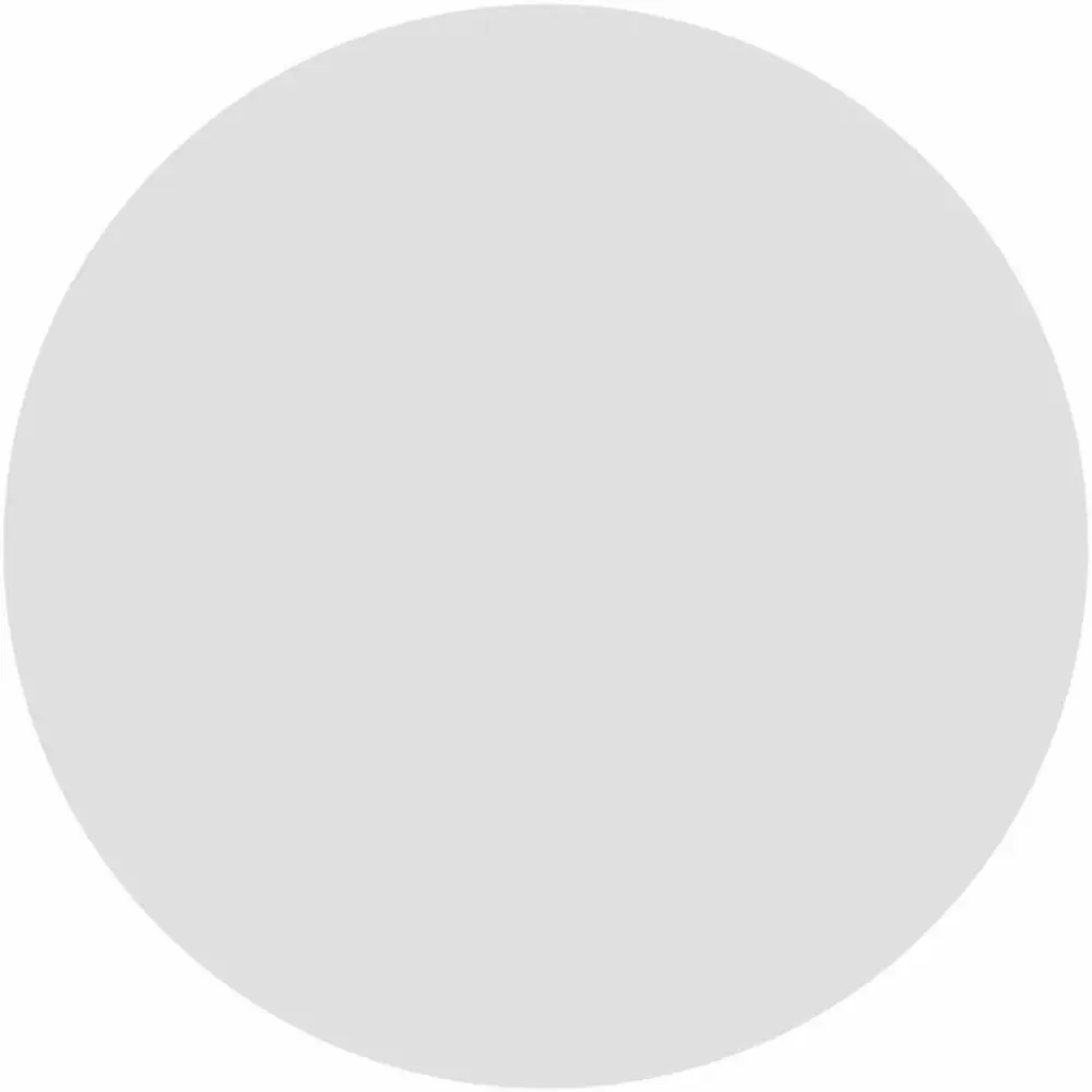 Small round table with light blue base and wheels