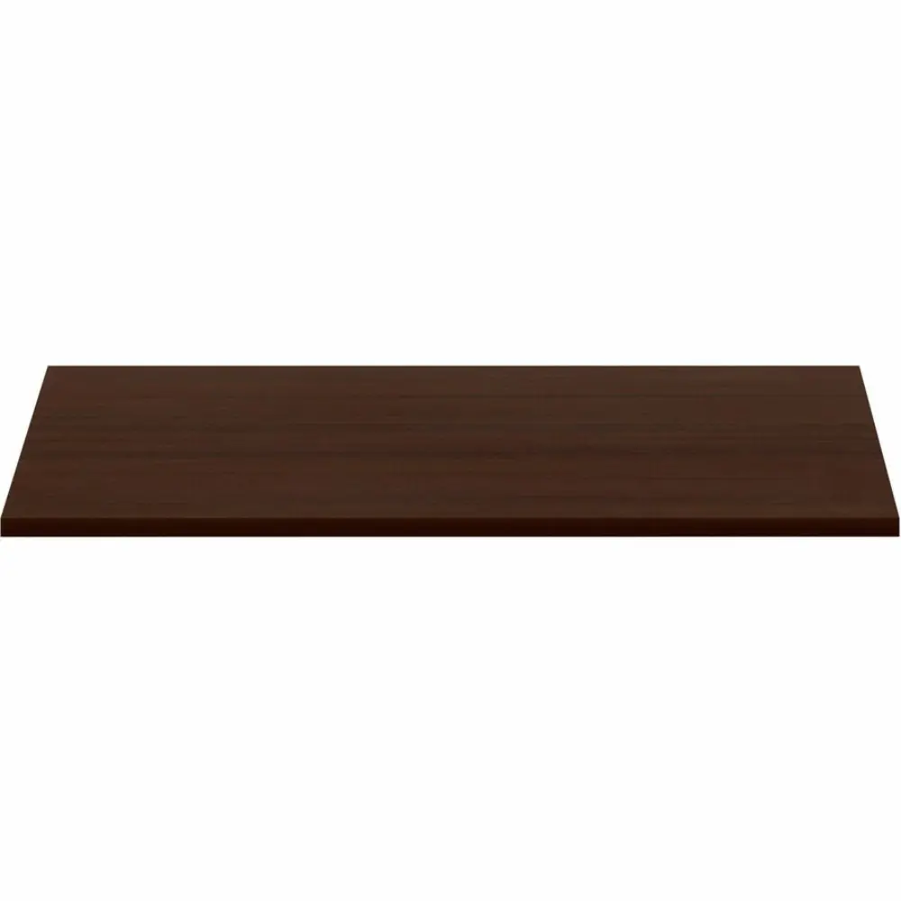 Brown laminate table top at an angle