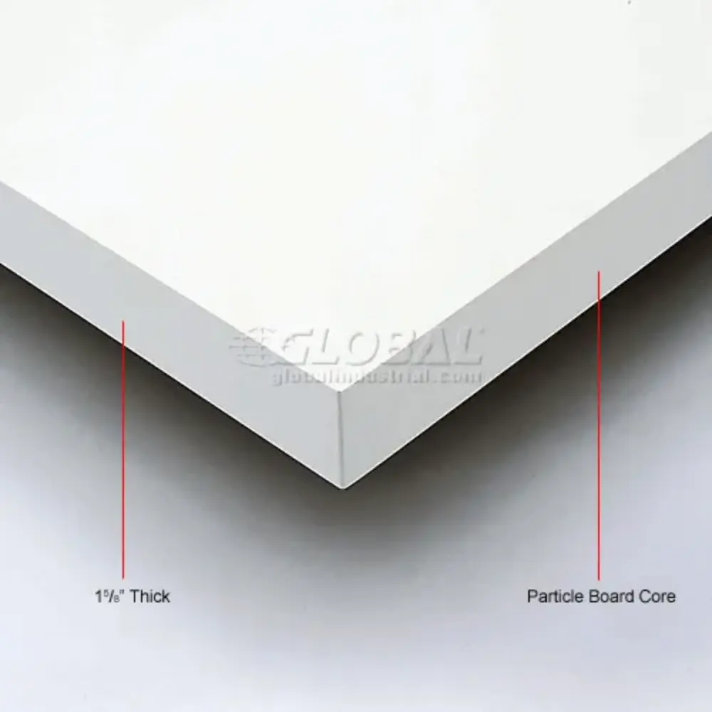 Diagonal white panel with dimensions 30" and 48"
