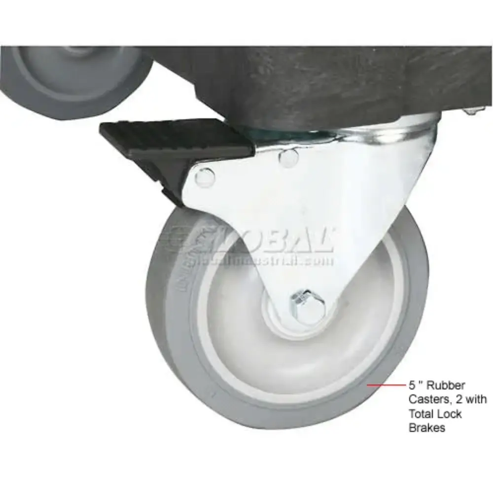 Ergonomic handle on top front of cart