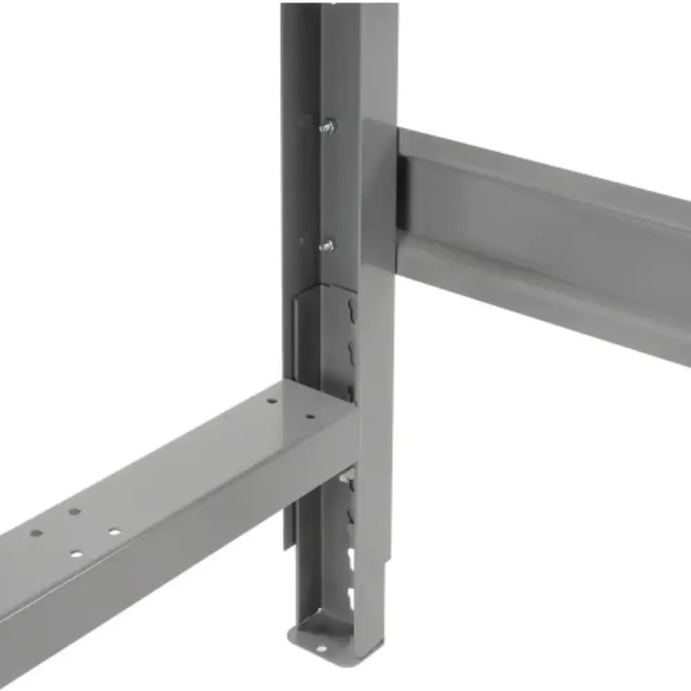 Joint connection between leg upright and cross member