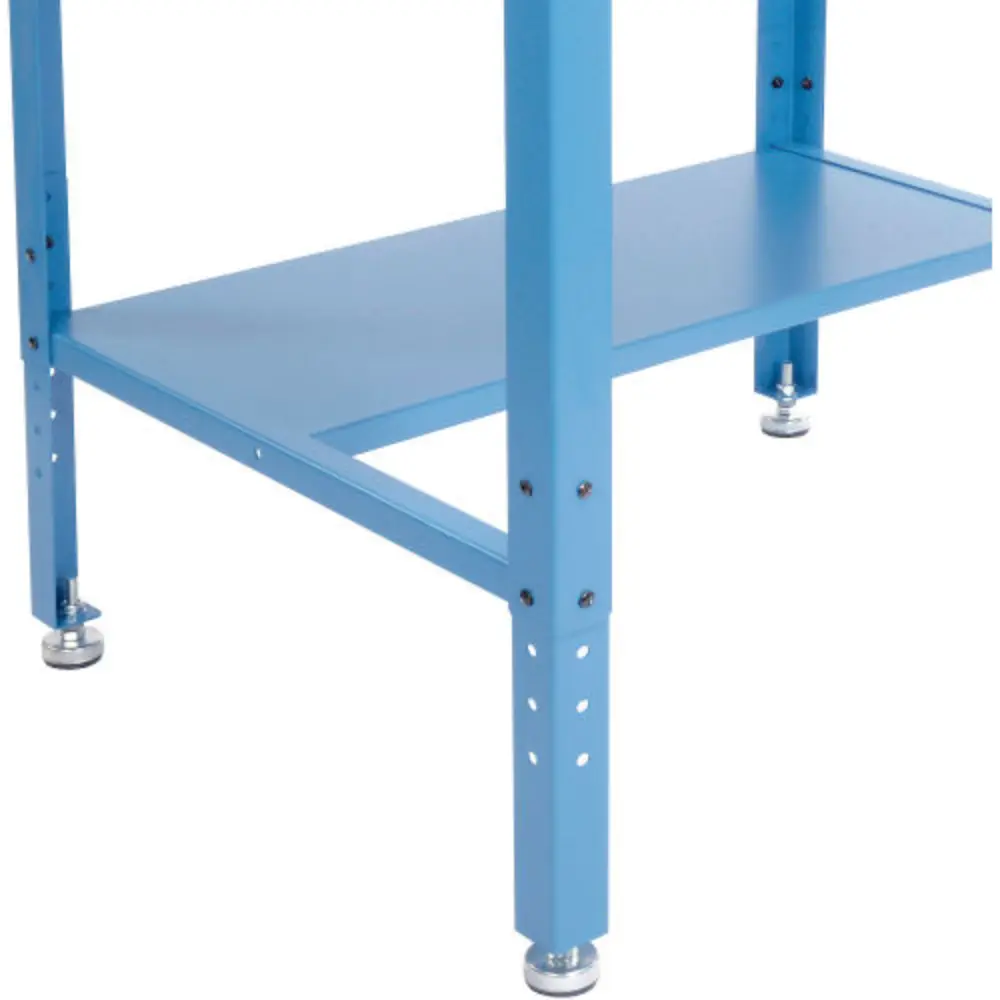 Leg levelers with locking nut