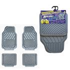 PACIFIC FLOOR MAT RUBBER 4PC GRY 118