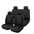 NUVO 9 PCS SEAT COVER SET BLACK 622