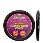 STEERING WHEEL COVER BLACK SWIRL DIAMONDS 898