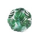 PLASTIC CHARGER PLATE GREEN+WHT 704-05333