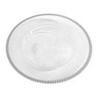 12PS PLASTIC PLATE CLEAR+WHT RIM 704-02366
