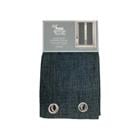 FAUX LINEN WINDOW CURTAIN BLUE 715-T2405014F