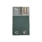 FAUX LINEN BLACKOUT CURTAIN MINT 715-T2405011C