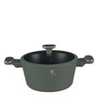 CASSEROLE W/LID 24CM MATT GREEN 713-BH8201