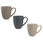 400ML GLAZE EMBOSSED MUG 727-05021