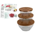 SALAD BOWL SET 3 PCS ROUND SHAPE 723-05555