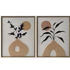 CANVAS WALL PICTURE FRAMED 754-2401869