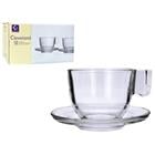 ESPRESSO CUP AND SAUCER SET 12PC 750-CS421122GB