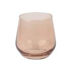 GLASS CUP PINK 420ML 751-05042