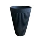 FLOWER POT ROUND CHARCOAL 767-05629