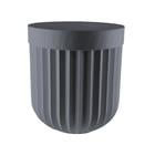 ROUND FLOWER POT GRAY 767-2400761GR