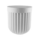 ROUND FLOWER POT WHITE 767-2400761WH