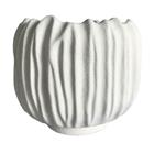VASE WHITE 23X23X20 CM 796-296-044