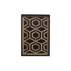 DECORATIVE WALL PLAQUE BLK&GLD 796-FUZ12-003