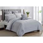 COMFORTER 10PCS QUEEN LIGHT GREY 724-5909833