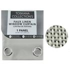 CURTAIN FAUX LINEN 90" 715-1400633