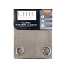 WINDOW CURTAIN BURLAP TAUPE 95" 715-1406486