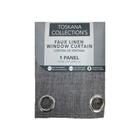 CURTAIN FAUX LINEN 90" 715-1417143