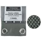 CURTAIN FAUX LINEN 90" 715-1421996