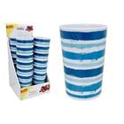 MELAMINE TUMBLER BLUE STRIPES 726-70223