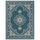 RUG 672 TURQUOISE 5X7 COASTAL672T57