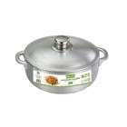 31Qt Heavy Gauge Aluminum Caldero with Aluminum Lid AD188