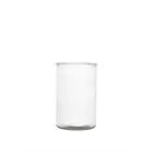 6 Inch Clear Cylinder Glass Vase 70542