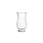 7 Inch Clear Belly Footed Glass Vase 70279