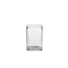 6 Inch Clear Rectangular Glass Vase 73487