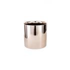 6 Inch Glossy Rose Gold Cylinder Ceramic Vase 75865
