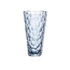 9.75 Inch Gray Textured Cup Glass Vase 76567