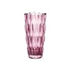 9.5 Inch Plum Textured Cup Glass Vase 76582