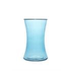 8 Inch Light Blue Gathering Glass Vase 76796