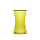 8 Inch Yellow Gathering Glass Vase 76798