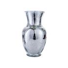 11 Inch Mercury Silver Ginger Glass Vase 76105