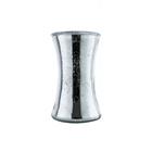 8 Inch Mercury Silver Hour Glass Vase 76111
