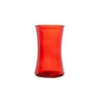 6.5 Inch Red Hour Glass Vase 76175