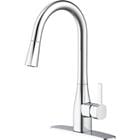 Home Impressions 1-Handle Pull-Down Kitchen Faucet, Chrome 483417