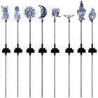 Alpine Plastic 30 In. H. Color Changing LED Solar Stake Light 876397